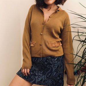 Amazing Vintage Brown Sweater